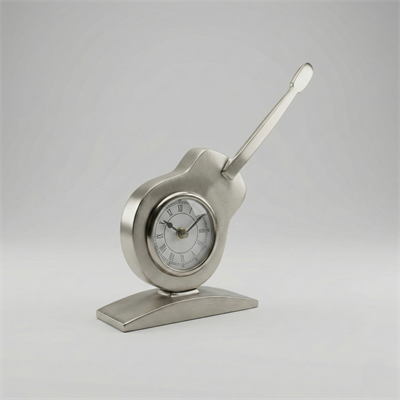 Gitar Figürlü Masa Saati