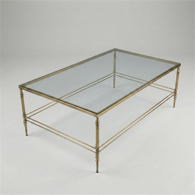 Gold Metal Cam Orta Sehpa