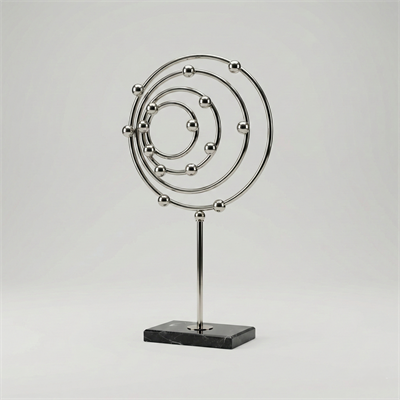 Gümüş Metal Spiral Dekoratif Aksesuar