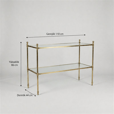 İki Katlı Eskitme Dresuar