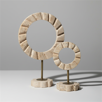 Traverten  Halka Seti (2 Parça)