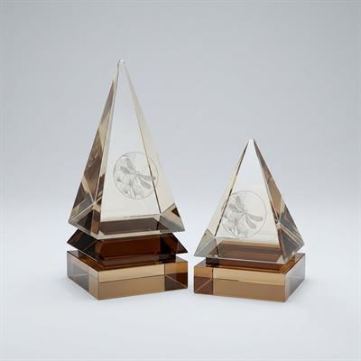 Kristal Piramit Dekoratif Obje