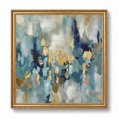 Kanvas Tablo Soyut Doku İşlemeli