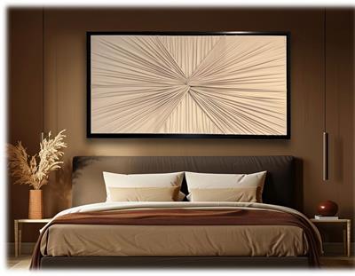 Nude Ton Düğüm Detaylı Dekoratif Tablo 