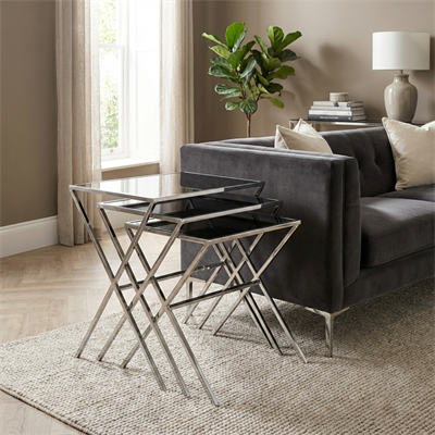 Lumina Siyah Zigon Sehpa