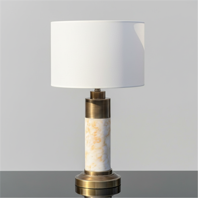 Mermer Gövdeli Abajur