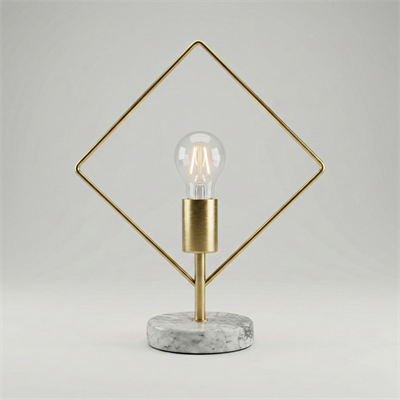 Mermer Tabanlı Masa Lambası