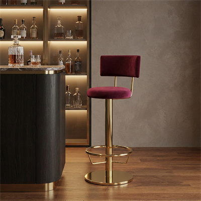 Milano Kadife Bar Sandalyesi