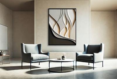 Decoart Modern Akışkan Cam Tablo