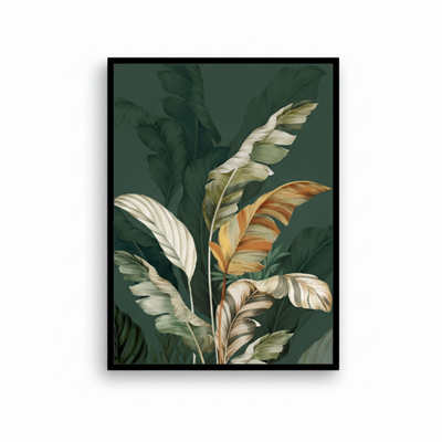Modern Botanik Yaprak Tablosu