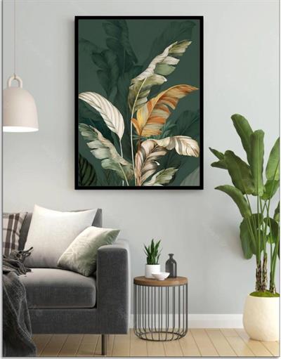 Modern Botanik Yaprak Tablosu