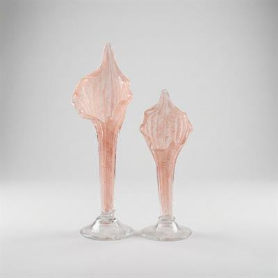 Pembe Cam Dekoratif Vazo