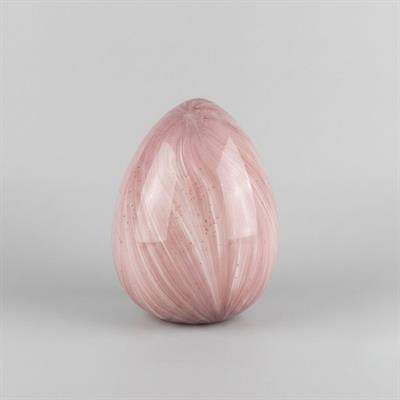 Pembe Desenli Dekoratif Yumurta
