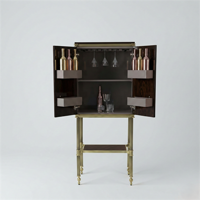 Pirinç Görünümlü Bar Dolabı