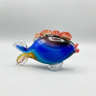 Renkli Cam Balık Dekor