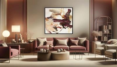 Soyut Lüks Dokulu Sanat Tablosu