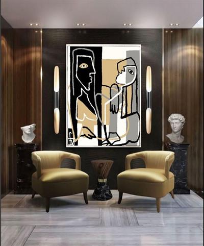 Dekorart Figüratif Sanat Modern Kanvas Tablo