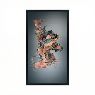 Soyut Renkli Cam Baskı Tablo 