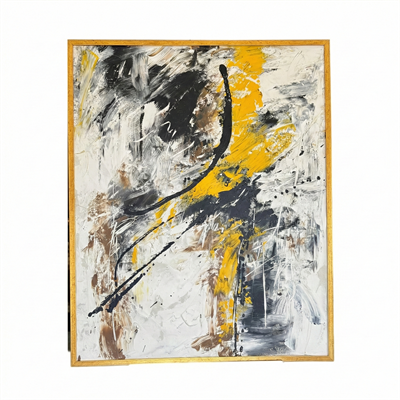 Soyut Yağlı Boya Dokulu Tablo