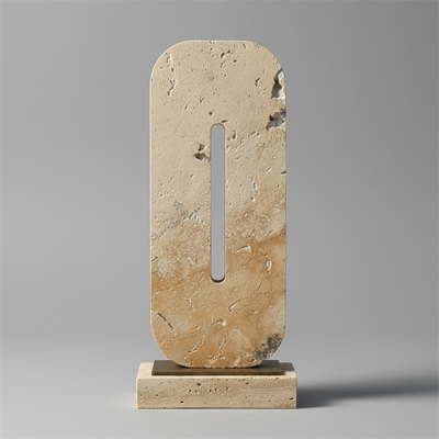 Traverten Soyut Obje