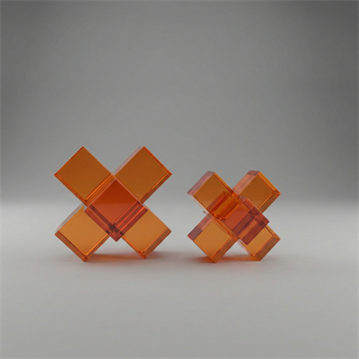 Turuncu Dekoratif Obje Seti