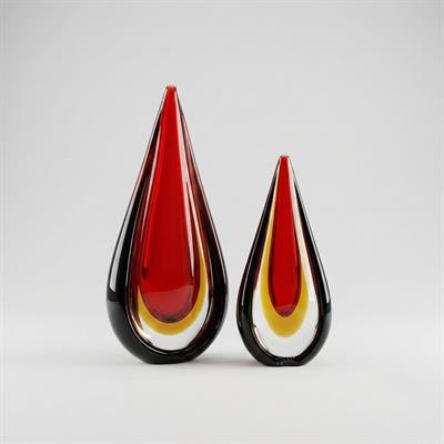 Üç Renk Cam Dekoratif Obje