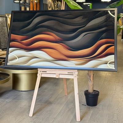 Üç Renkli Cam Baskı Tablo