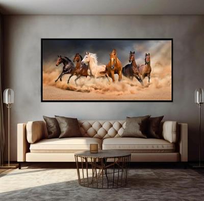 DecoArt Vahşi At Dansı Temalı Tablo