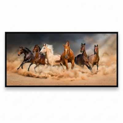 DecoArt Vahşi At Dansı Temalı Tablo