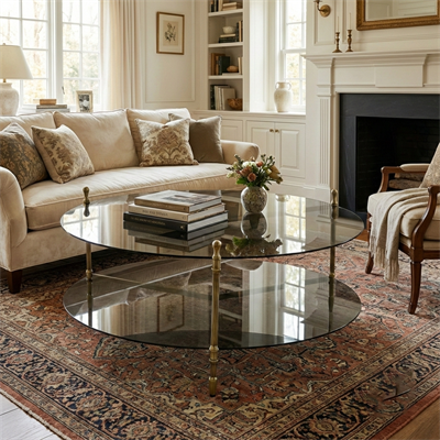 Verona Camlı Orta Sehpa