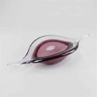 Yaprak Şekilli Cam Dekoratif Obje