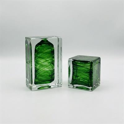 Yeşil Cam Küp Set