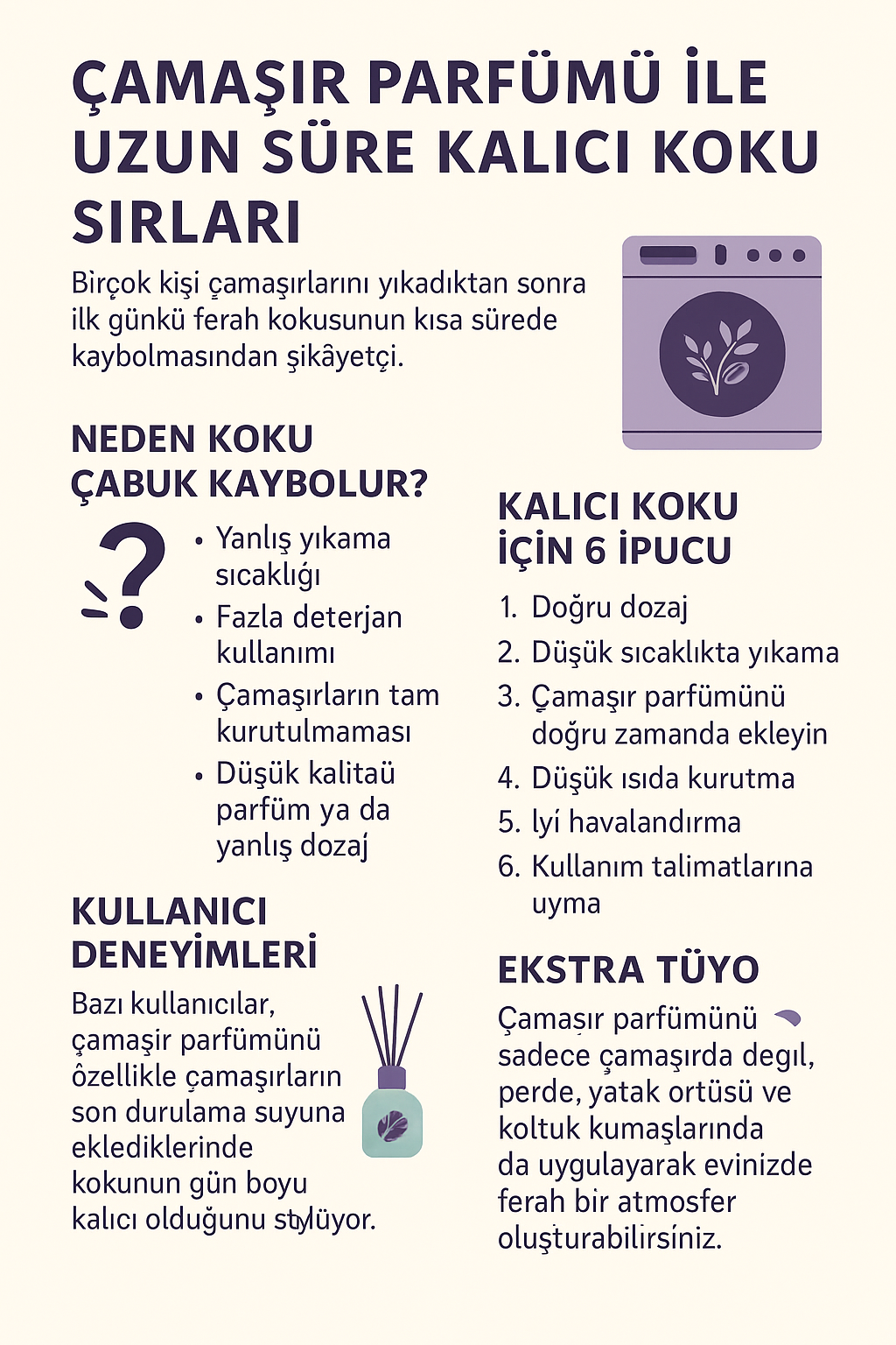 Çamaşır Parfümü ile Uzun Süre Kalıcı Koku Sırları