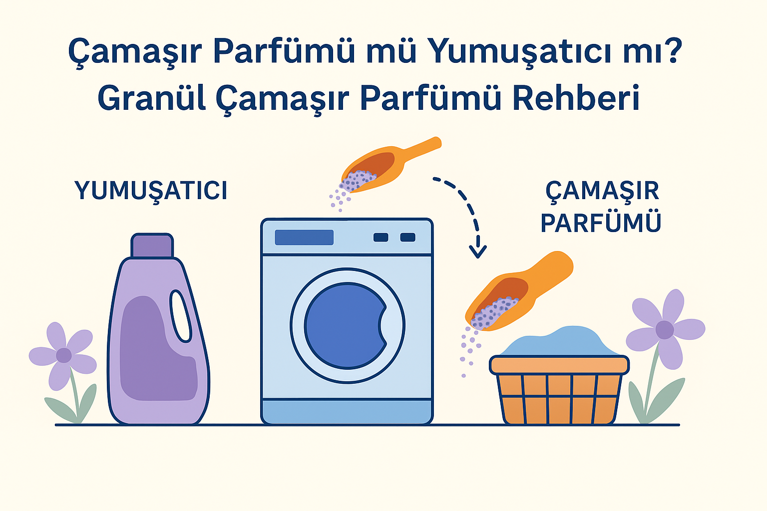 Çamaşır Parfümü mü Yumuşatıcı mı? Granül Çamaşır Parfümü Rehberi