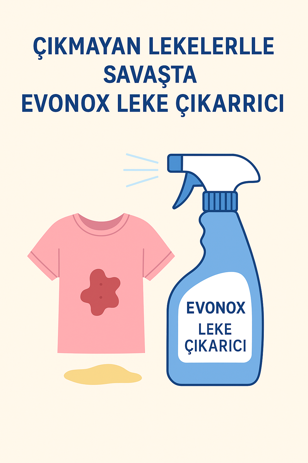 Çıkmayan Lekelerle Savaşta Evonox Leke Çıkarıcı
