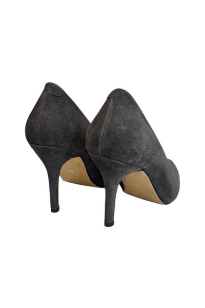 Antrasit Orijinal Süet Deri Stiletteo
