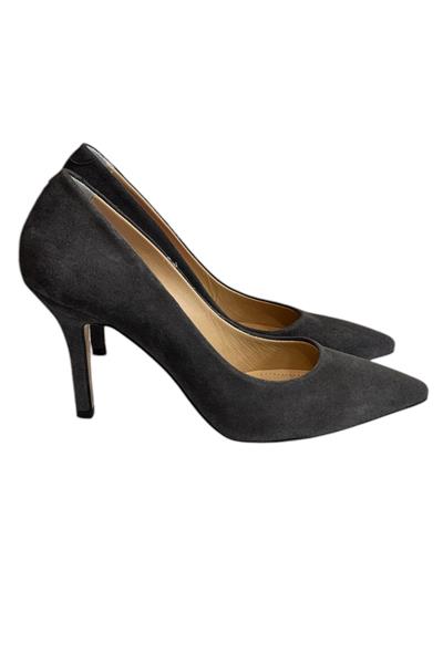 Antrasit Orijinal Süet Deri Stiletteo