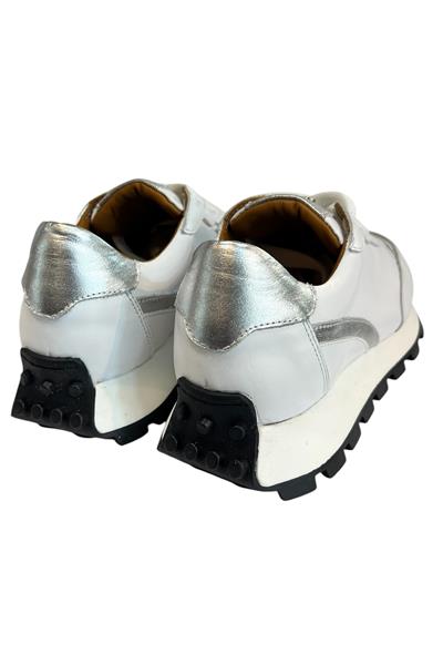 Beyaz Hakiki Deri Comfort Taban Sneaker