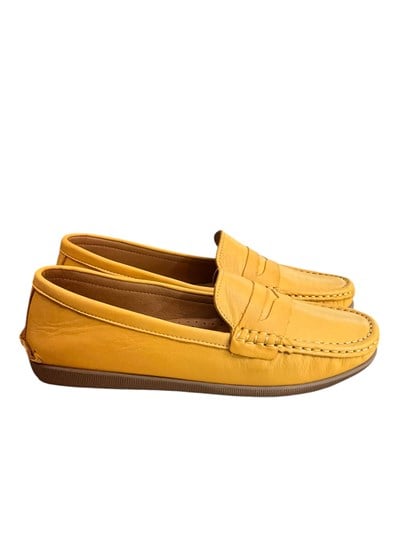 Hardal Hakiki Deri  Comfort Taban Loafer 