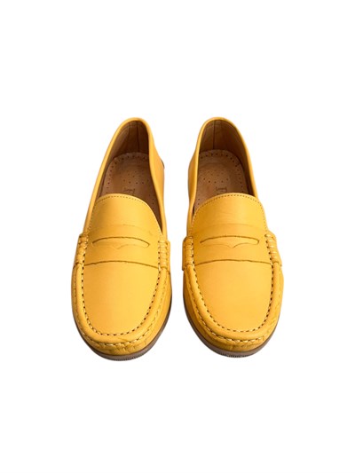 Hardal Hakiki Deri  Comfort Taban Loafer 