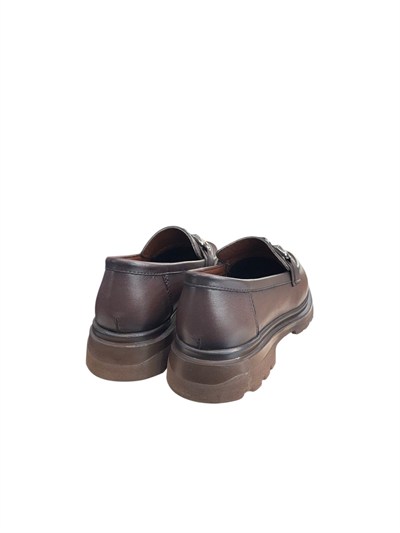 Kahve  Hakiki Deri  Comfort Taban  Toka  Detay Loafer
