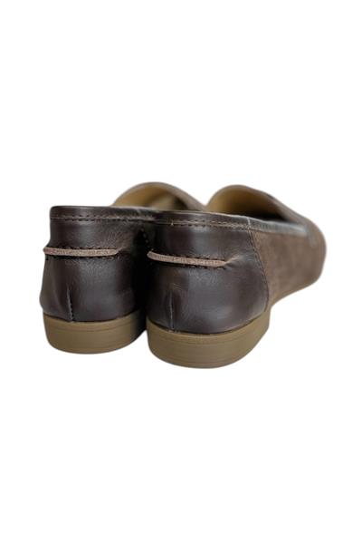 Kahve Hakiki Süet Deri Loafer