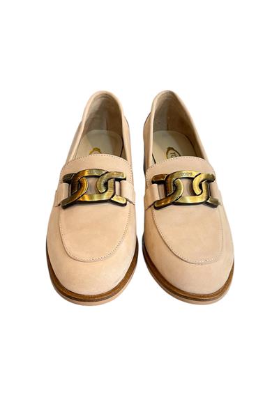 Kum Hakiki Nubuk Deri Toka Detay Loafer