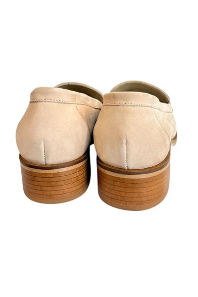 Kum Hakiki Nubuk Deri Toka Detay Loafer