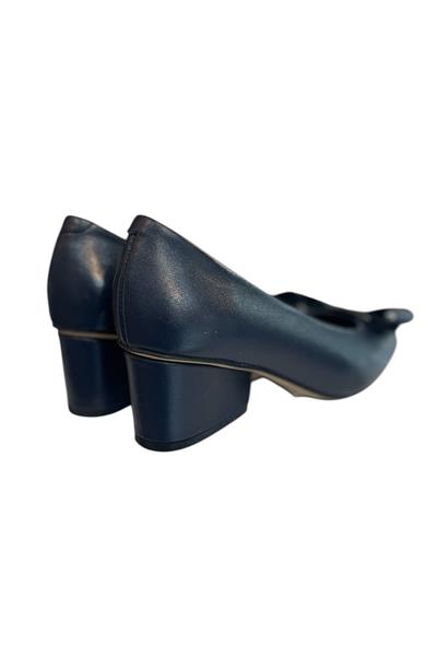 Lacivert Hakiki Deri Ayakkabı