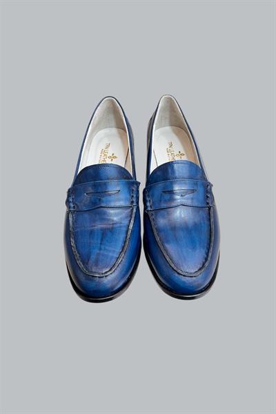 Mavi Hakiki Deri Loafer