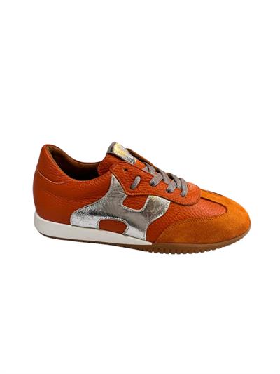 Orange Hakiki Deri Sneaker