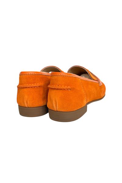 Oranj Hakiki Süet Deri Loafer