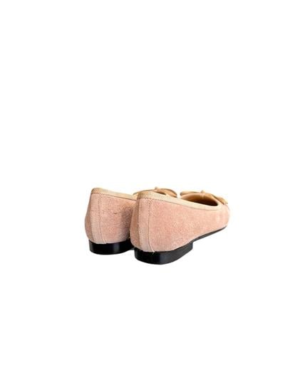 Pudra Hakiki Süet Deri Oranj Burun Babet