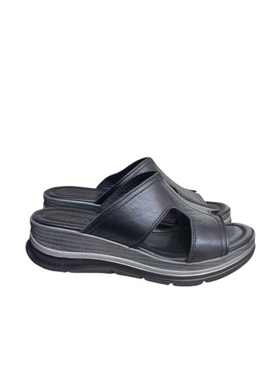 Siyah  Hakiki Deri  Comfort Taban Terlik